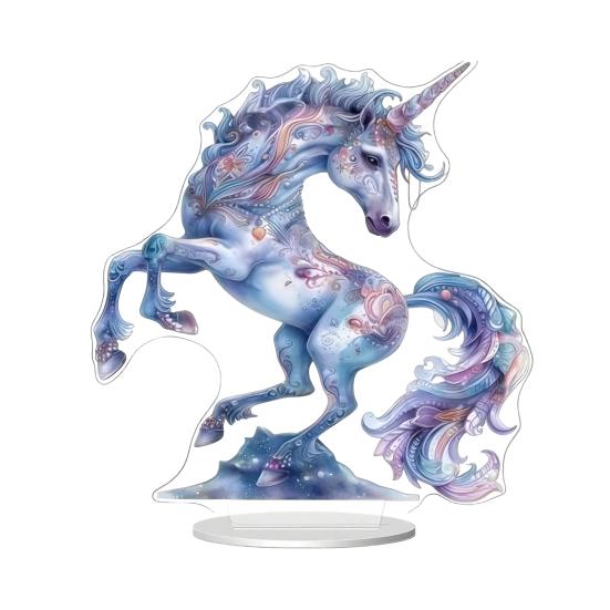 Horse Shaped Acrylic Sign 2D Flat Horse Tabletop Centerpiece for Corner Living Room Fireplace Shelf Office Home Decor