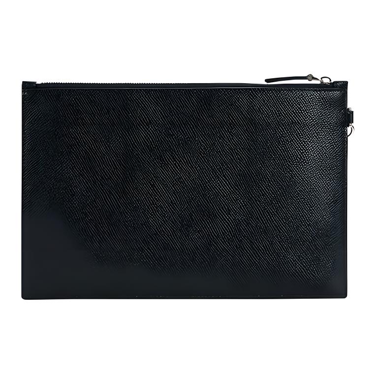 Bally Tenery Lt Классический Красно-белый в полоску Дизайн для поездок на работу Кожаная Клатч Мужская Клатч Черный 6232048