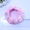 Hot Sale 1PC Cute Adjustable Beautiful Hair Accessories Dance Hairnet High Quality Elastic Exquesite Girls Flower Hair Nets Graceful 5 Colors kids