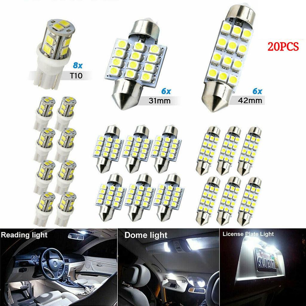 Car Led Bulb Led Combination Set for Car Interior/Indoor Map Dome/ Trunk / License Lights