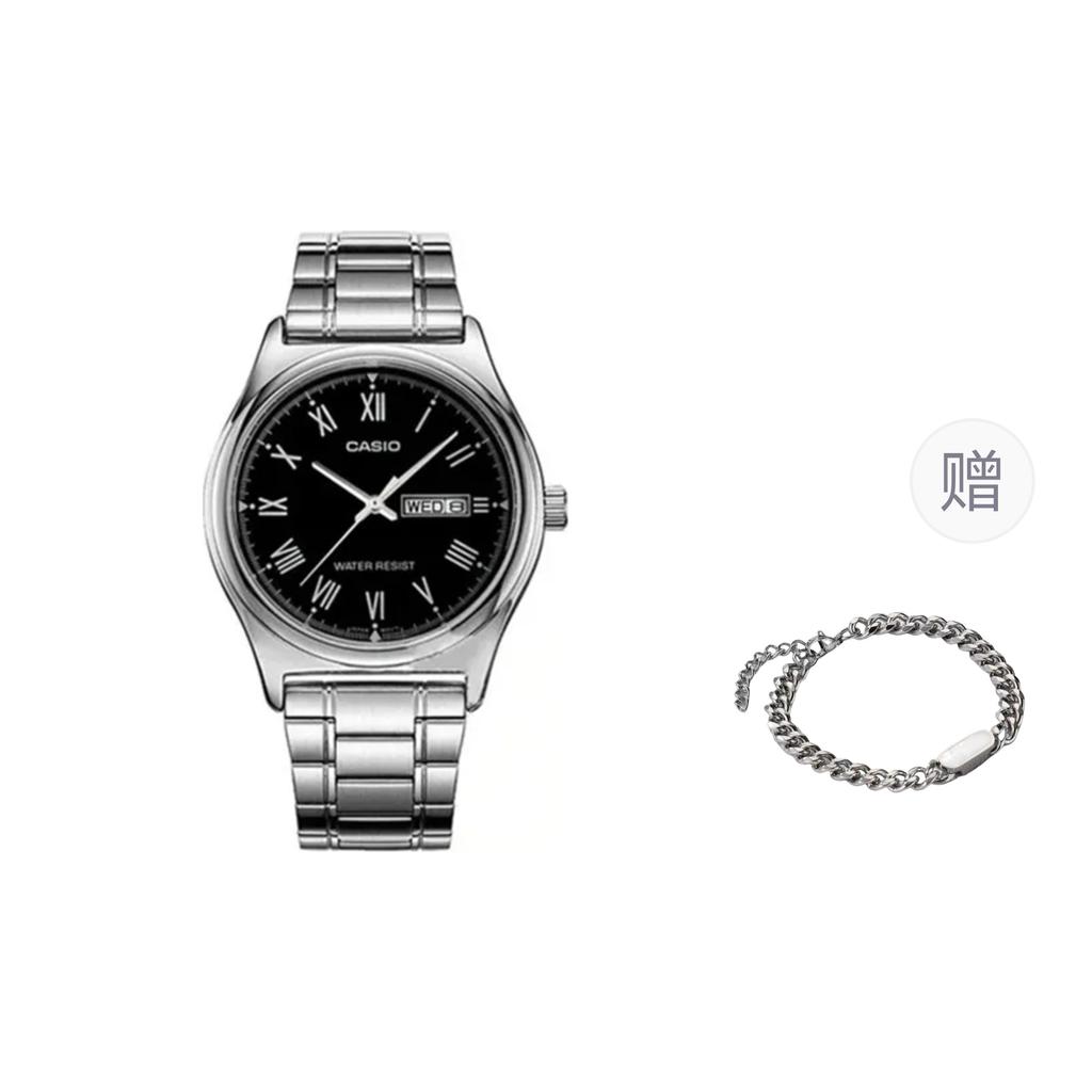 Casio Мужские Черные Часы MTP-V006D-1B-