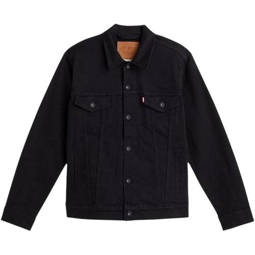 Levis Mens Cotton Denim Long-Sleeved Trucker Jacket