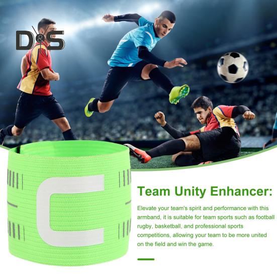Капитанские нарукавники для футбола, регулируемые нарукавники для баскетбола, нейлоновые эластичные «С»-повязки, командные спортивные аксессуары для взрослых и молодежи