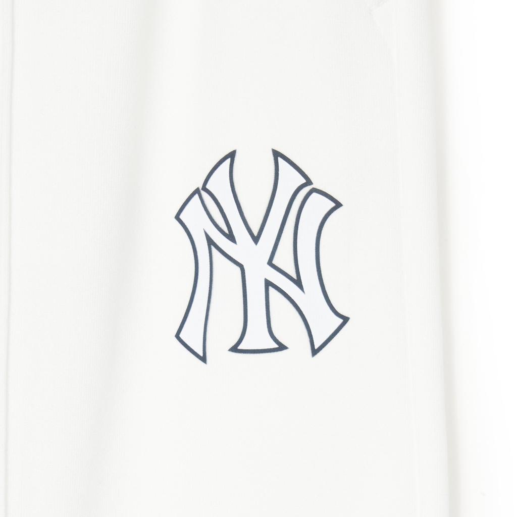 Новые женские повседневные брюки MLB SS24 New York Yankees цвета слоновой кости 3FPTV0541-50IVS