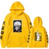 Anime Hoodie Jujutsu Kaisen Gojo Satoru Graphic Hoodies Oversized Hooded Vintage Long Sleeves HoodedMen Women Clothes