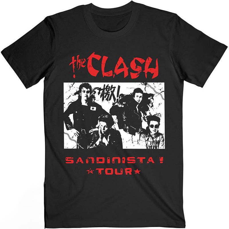 Футболка унисекс The Clash Sandinista Tour Черная Все размеры от S до 5XL TP322 Футболка унисекс