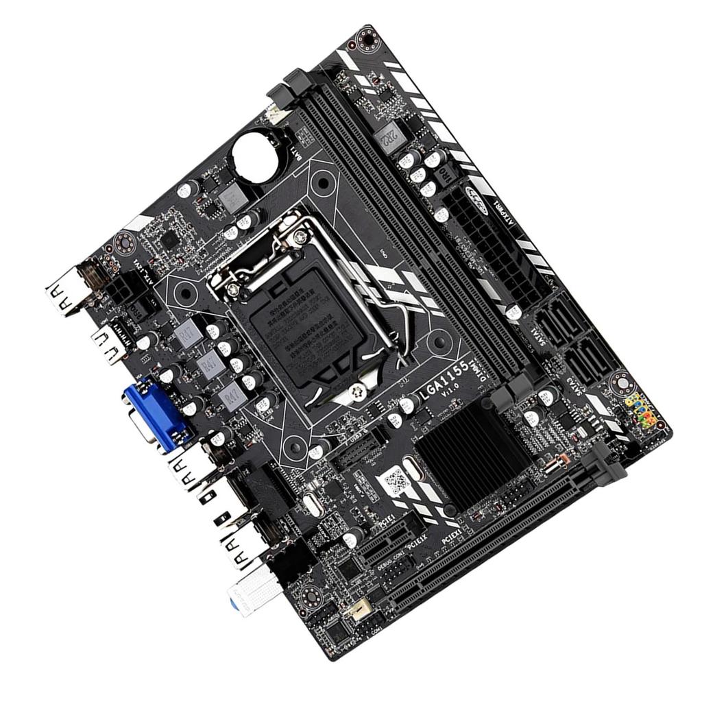 Материнская плата JINGSHA H61M Слоты двухканальной памяти DDR3 Интерфейсы дисплея VGA+HD Поддержка процессоров LGA1155(Core i3 i5 i7)