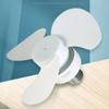 Low Noise Small Ceiling Fan 5W USB Electric Fan Portable E27 Screw Mouth Fan Kitchen