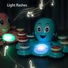 Детская звуковая игрушка Электрический многофункциональный барабан 3-в-1 для малышей с 28 мелодиями и светом Детская развивающая игрушка