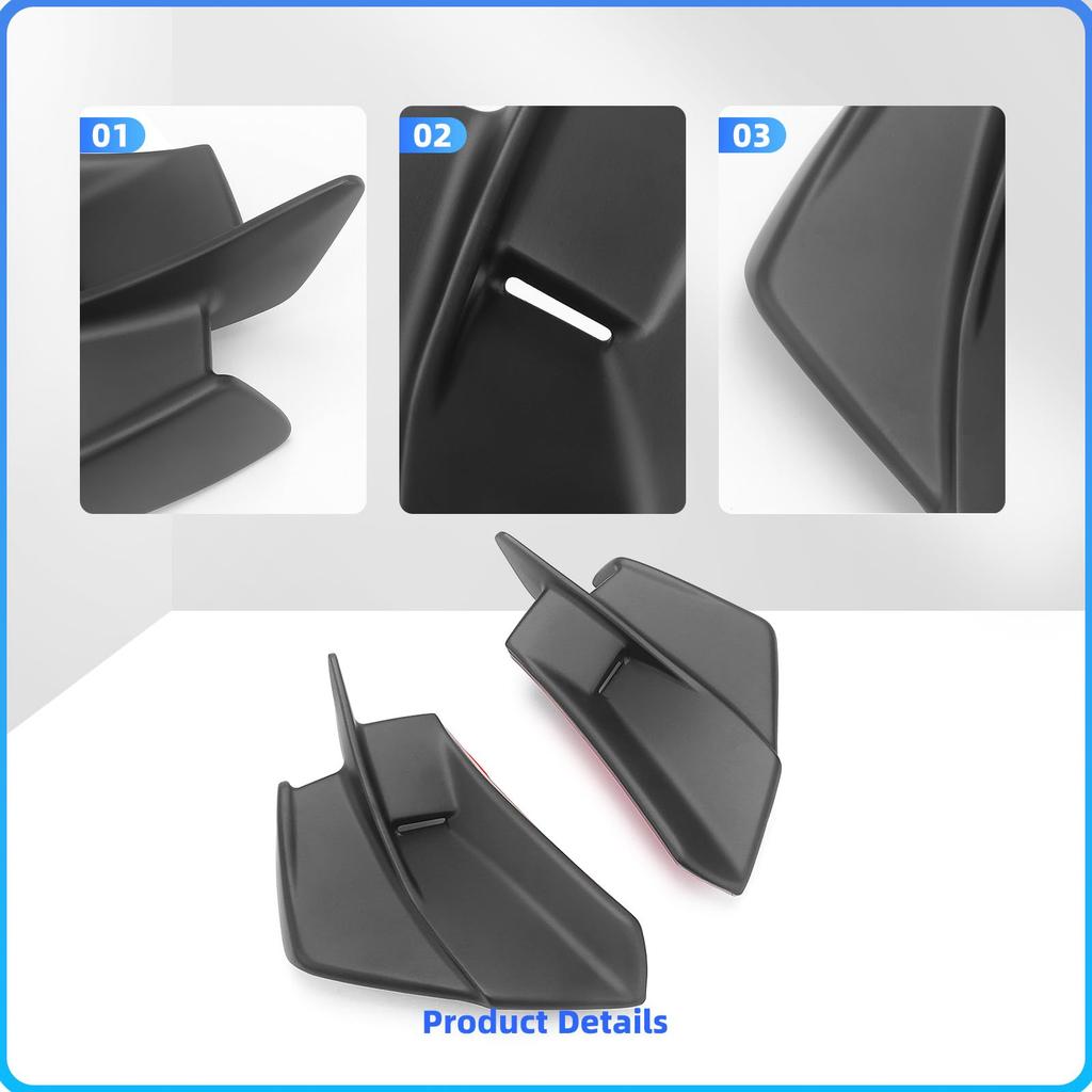 Motorcycle Winglet Wind Deflector Fairing Kit Kawasaki Ninja ZX-4RR ZX-4R ZX-25R 2019-2024 Winds Spoiler