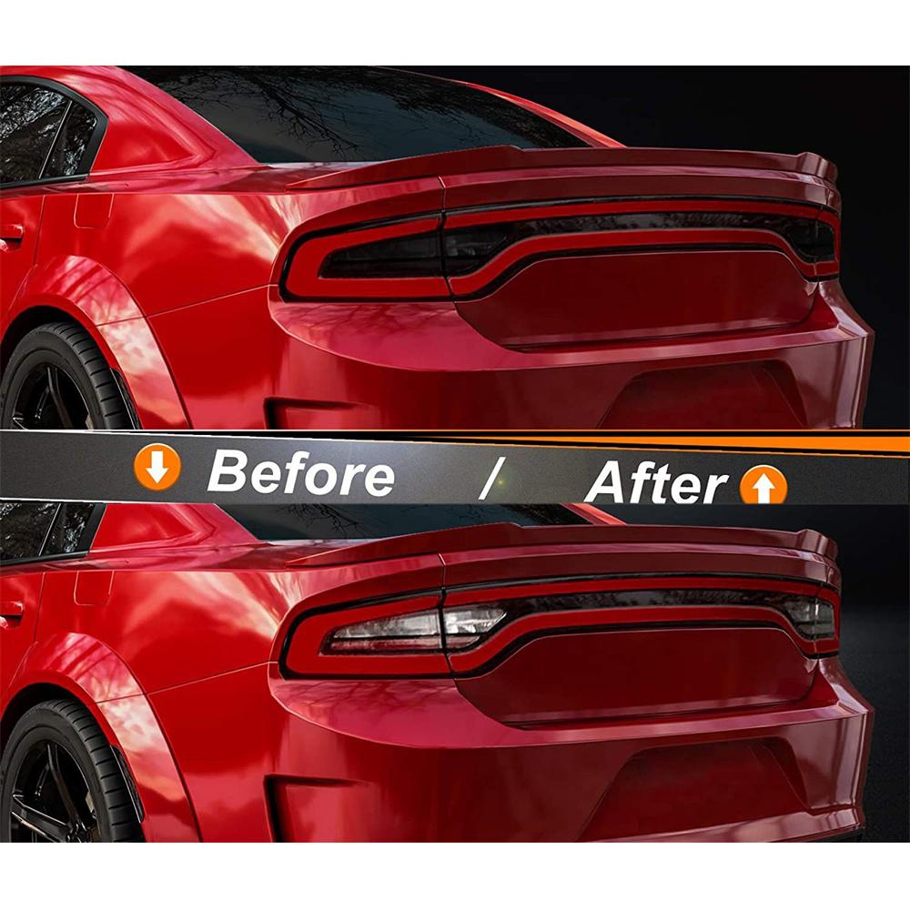 Для Dodge Charger 2015-2023 Накладки на задние фонари Виниловые тонированные наклейки Дымчатые