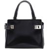 Salvatore Ferragamo Gancini Handbag AQ-21 0167 black Calfskin Women Used