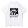 Radiohead T-Shirts Indie Anime T-Shirt Letnia Męska Koszulka Z Wysokiej Jakości Popularnej Bawełny Women's Clothing