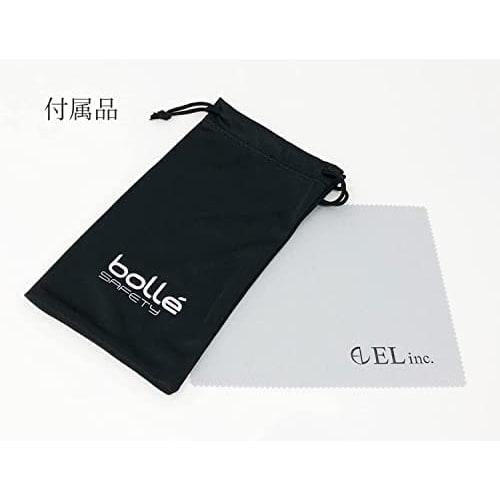 Bolle SAFETY Rush Plus Color Variation 4-Piece Set (Goggles, Gasket Kit, Pouch, Original Cloth) Pink Ribbon Campaign (Pouch: Pink & White, Clear)