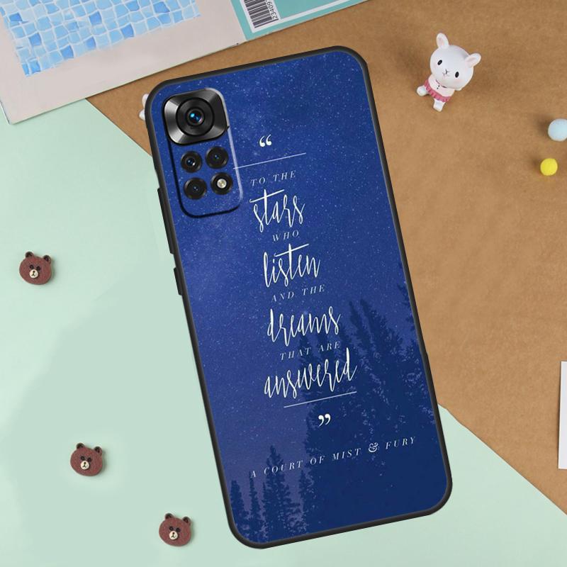 Чехол «Двор тумана и ярости» для Xiaomi Redmi 14C 10C 12C 13C Чехол для Redmi Note 13 Pro 14 9 10 11 12 10S 11S 12S