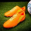 Модные детские/взрослые футбольные бутсы с длинными шипами, юниорские, из искусственной травы, мужская спортивная обувь, женские спортивные футбольные бутсы