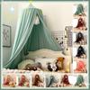 Постельные принадлежности принцессы, купол, занавеска для кровати, потолок, игровая кровать, палатка, палатка, затенение, москитная сетка, украшение для прикроватной тумбочки для девочек
