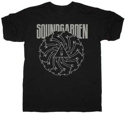 Черная футболка унисекс с логотипом Soundgarden Saw