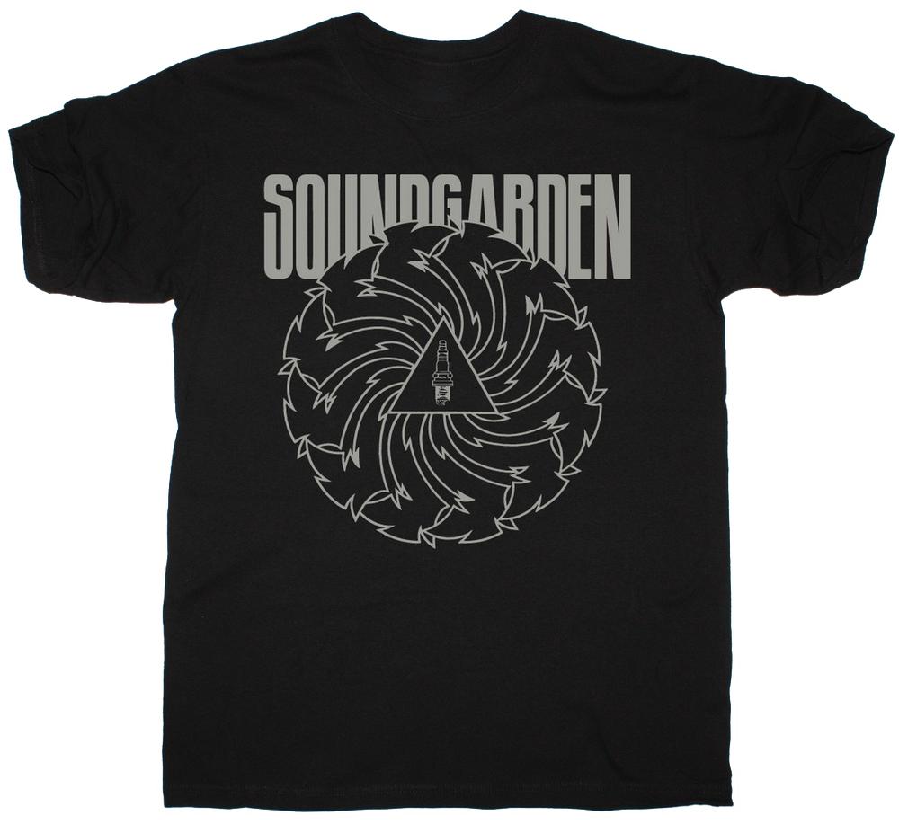 Черная футболка унисекс с логотипом Soundgarden Saw