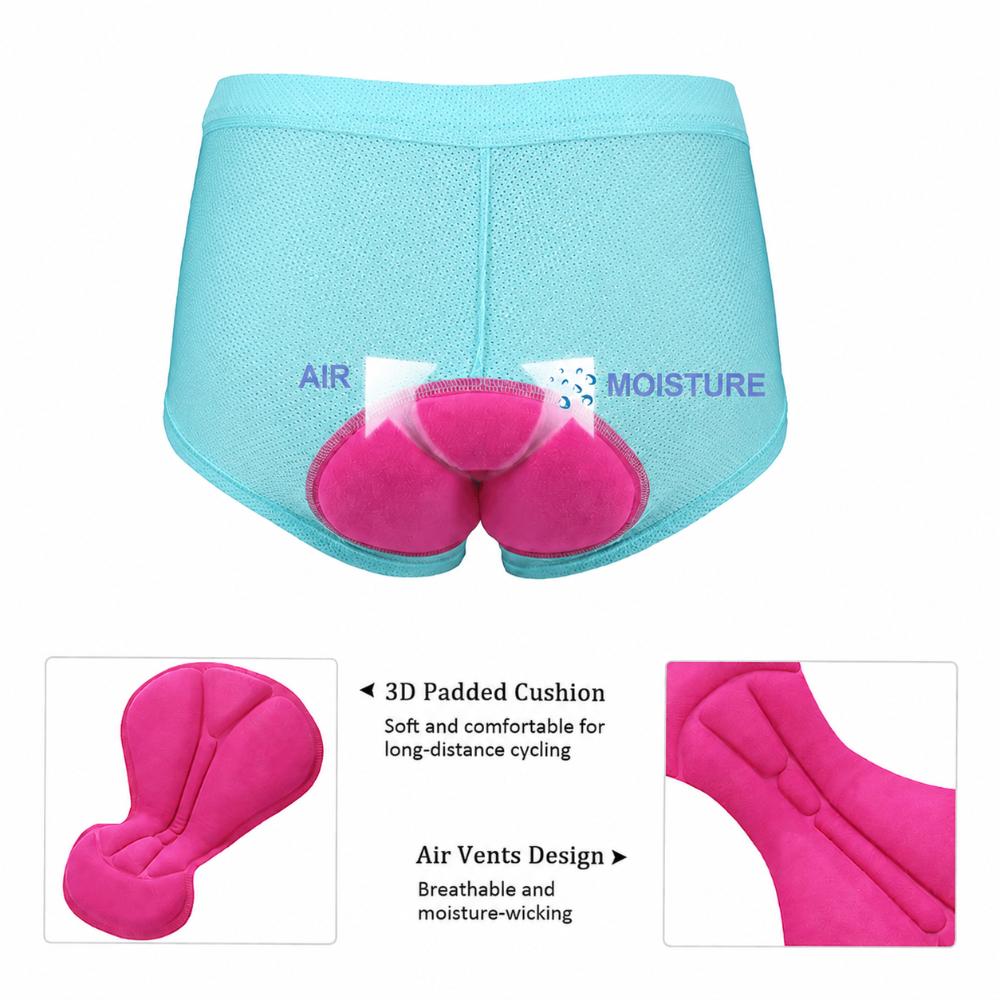 3D Pad Cycling Underwear Shorts Sweat Wicking Bike Underwear Pants Bike Shorts  Mountain Biking