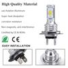 Dustproof LED Headlights Super Bright Replacement Parts Auto 2Pcs 8000LM