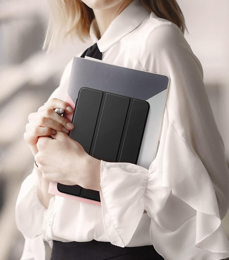 Fire HD 8 Case Dadanism Fire HD Plus 12th Generation Cover Tablet Case Auto Sleep Function Lightweight Thin Hard PC Back Microfiber Lining PU Leather