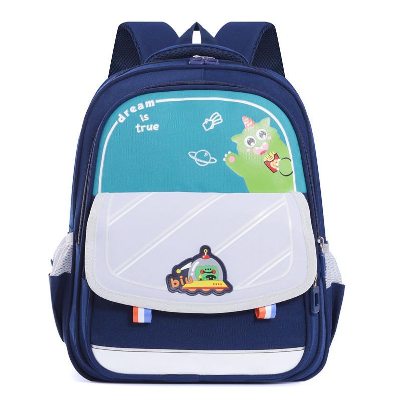 Cute Cartoon Elementary School Backpack For Kids Oxford Fabric Lightweight Design