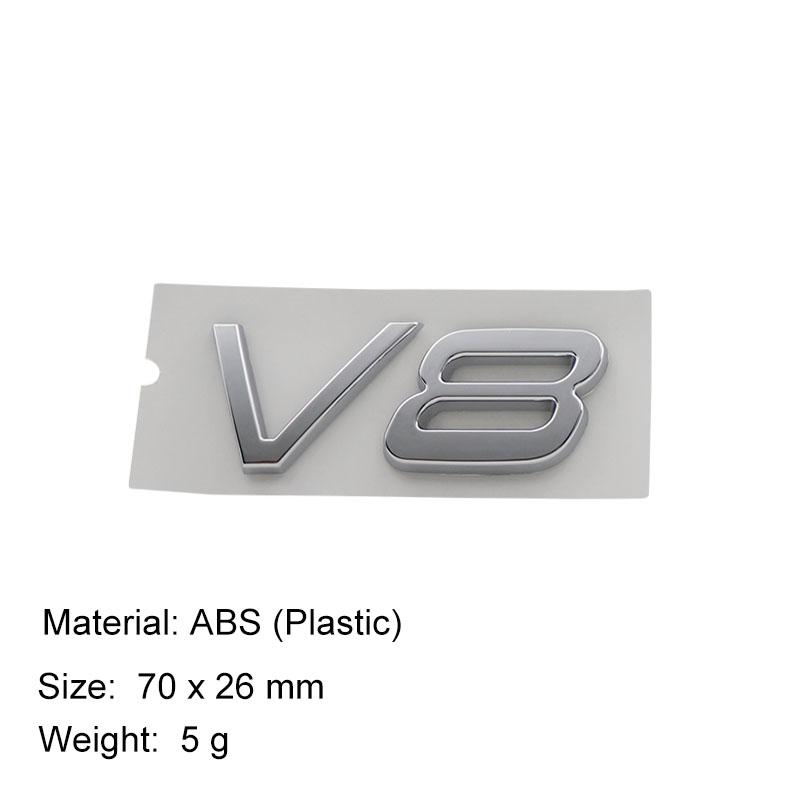 3D Премиум T3 T4 T5 T6 T8 V8 AWD для автомобиля Капот двигателя Крыло багажник Хвост Задняя наклейка Эмблема Значок Стикер