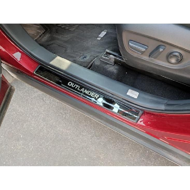 Для Mitsubishi Outlander Аксессуары Защитная Накладка на Порог Автомобильная Наклейка