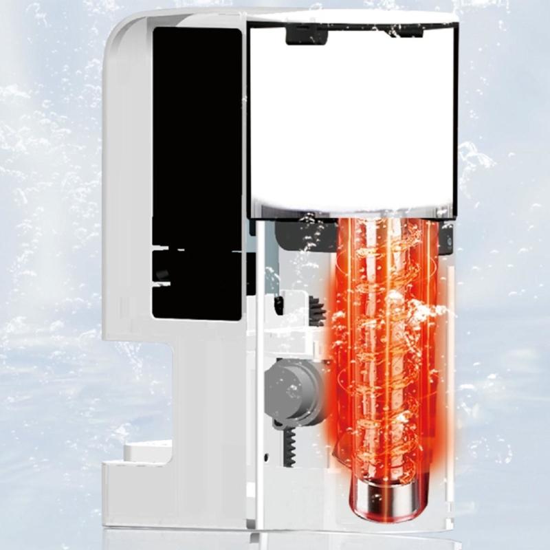 Подогреватель полотенец для лица с интеллектуальным контролем температуры, функция безопасности, резервуар 500 мл для бережного снятия макияжа