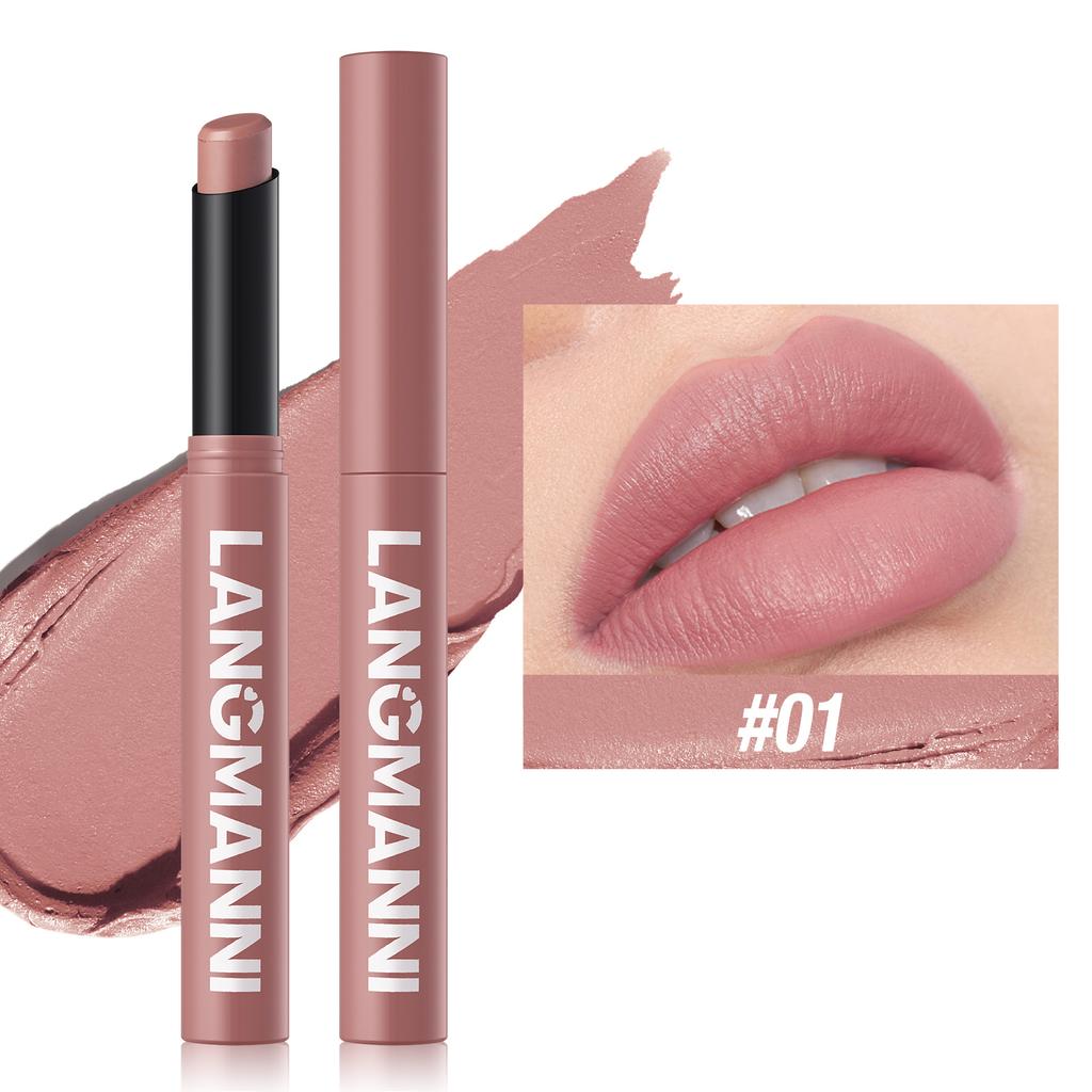 New Rotating Velvet Matte Lipstick Long Lasting Waterproof Lipstick Non-Stick Cup Lip Stain Tint Cosmetics Pencil Liner Makeup