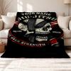 Jiu Jitsu Customizable name outdoor blanket soft cozy and warm Multi-purpose office blanket outdoor camping and travel blanket all