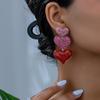 Fashion Triple Heart Earrings For Women