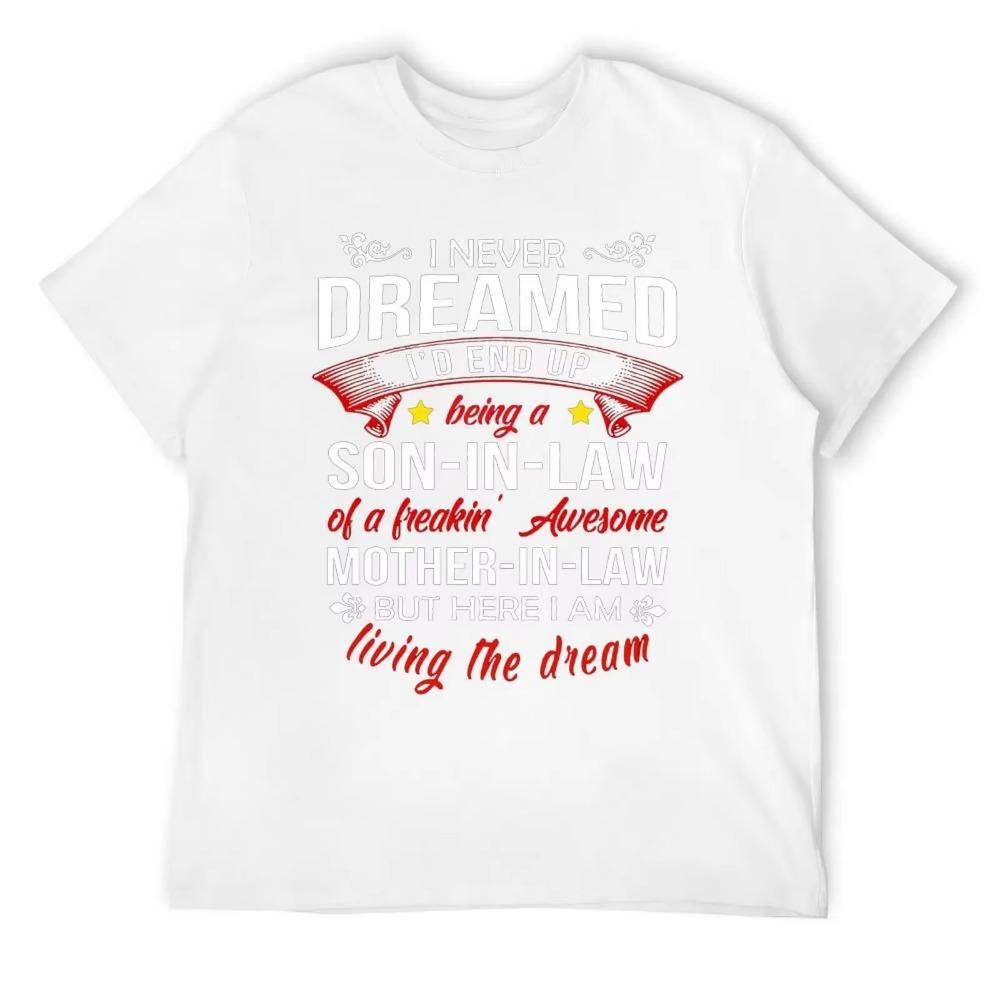 Футболка ко Дню матери с надписью «Я никогда не мечтал стать сыном» в стиле Харадзюку, спортивная повседневная футболка, уникальный размер для отдыха, европейский размер