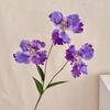 Iris Artificial Flower Realistic Faux Iris Flowers 33" Soft Fabric Indoor Outdoor Decor for Wedding Bridal Bouquets Centerpieces