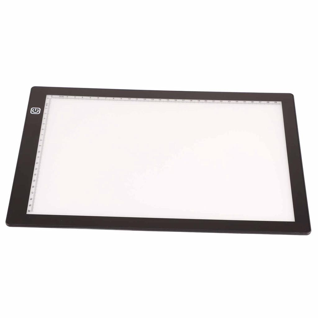 Copy Board A4 LED Light Transparent Animation Art Portable Drawing Tool A4‑J02 Hemming