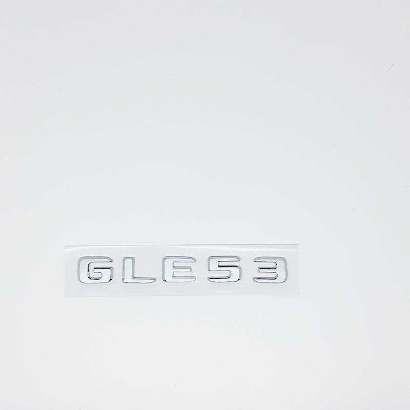 EANDL1 2017 Letters GLE43 GLE53 GLE63 GLE63S V8 Biturbo 4matic+ Emblem for Mercedes Benz AMG Car Side Trunk Rear W166 W167 Logo Sticke