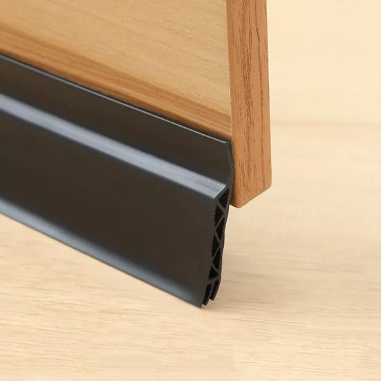 Silicone Door Seal Strip Waterproof Weather Gap Stripping Soundproof Door Adhesive Filler for Home