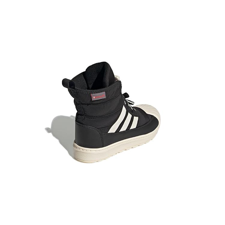 adidas Ботинки Superstar 360 2.0 J 'Черный с экрю' (унисекс) Черный / Оттенок экрю / Черный Детские утепленные ботинки GX9073