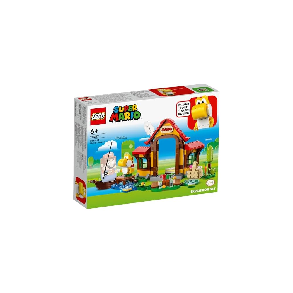 LEGO Super Mario Mario House Picnic Set 71422 Building Blocks Toy for Boys and Girls Age 6 and Up