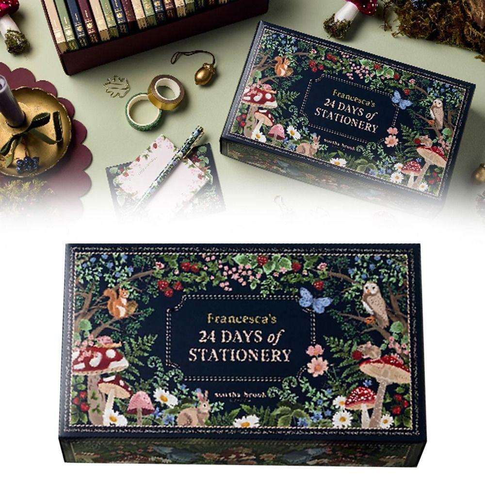 Stationery Supplies Stationery Advent Calendar 24 Days Countdown Calendar for Christmas