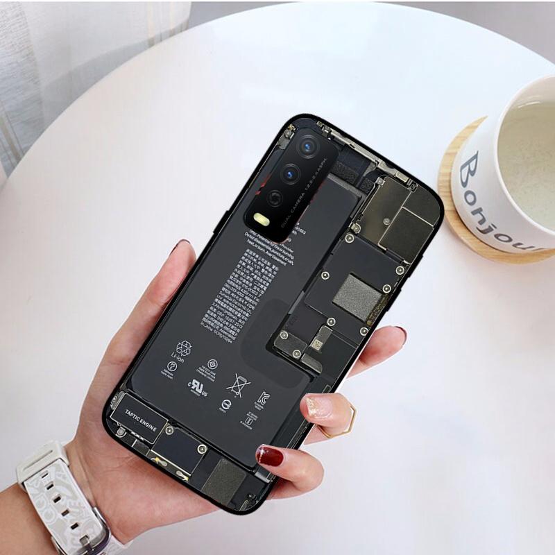 Чехол для телефона с аккумуляторной платой для VIVO Y31 Y21 Y70 Y21S Y20S Y72 Y35 Y11 Y53S Y33S Y55 Y76 Y51 Y11S Y01 Y1S Y91C Y91i