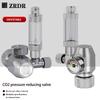 Аквариумный DIY CO2 регулятор W21.8/CGA320/G3-4/G5-8/TR21/3-8unf газовая баллонная гайка стыковочного типа клапан понижения давления CO2 для аквариума