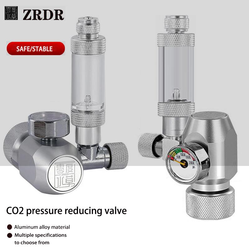 Аквариумный DIY CO2 регулятор W21.8/CGA320/G3-4/G5-8/TR21/3-8unf газовая баллонная гайка стыковочного типа клапан понижения давления CO2 для аквариума