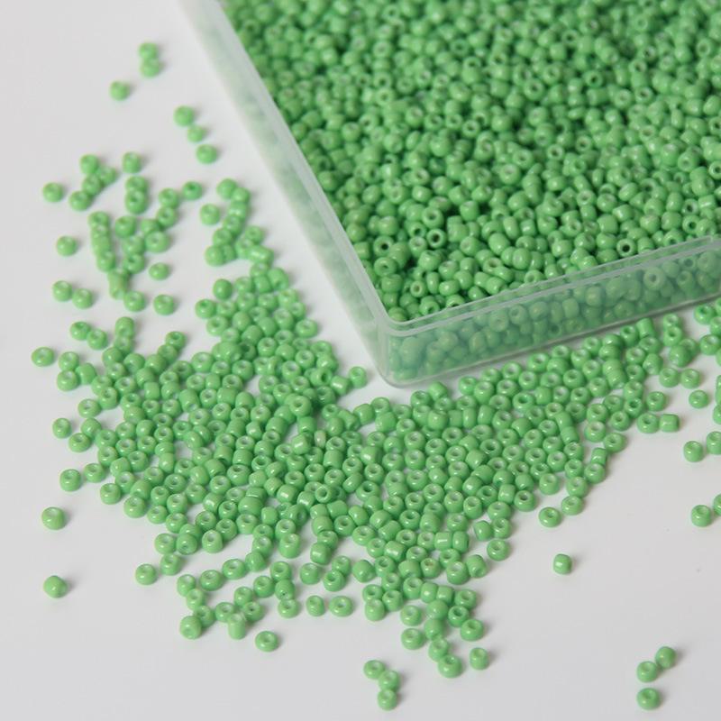 Прочные стеклянные бусины 2 мм различных однотонных цветов для изготовления украшений своими руками