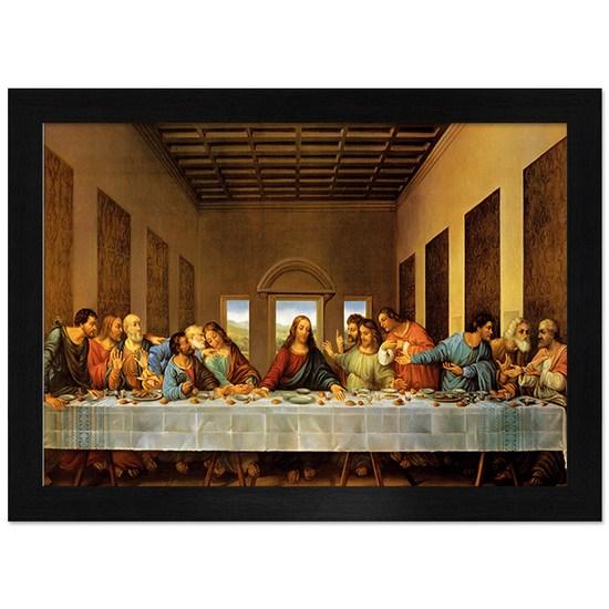 Last Supper Jigsaw Puzzle + Frame PL148, Korean Popular Puzzles