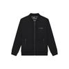 Fila Letter Logo Print Zip-Up Long Sleeve Jacket Men Jackets Black F11M318507F-BK