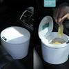 Desktop Sensor Trash Can Battery Operated Automatic Mini Waste Basket with Lid for Desk and Vehicle