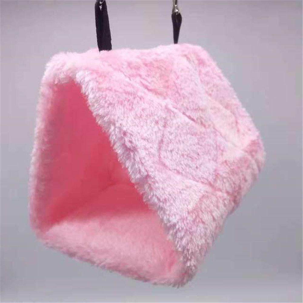 Newest Budgie Plush Pet Bird Parrot Warm Hammock Cage Hanging Cave Hut Tent Bed Winter Bird's-nest