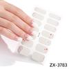 ZX 3D Waterproof No-Cure Gel Nail Wraps, Full Cover Japanese & Korean Style Spring & Summer Nail Stickers, Nail Patch Films